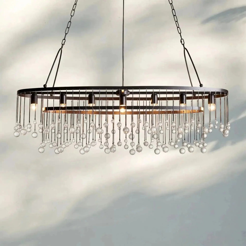 Aubrey 7 Light Oval Chandelier - fovolighting