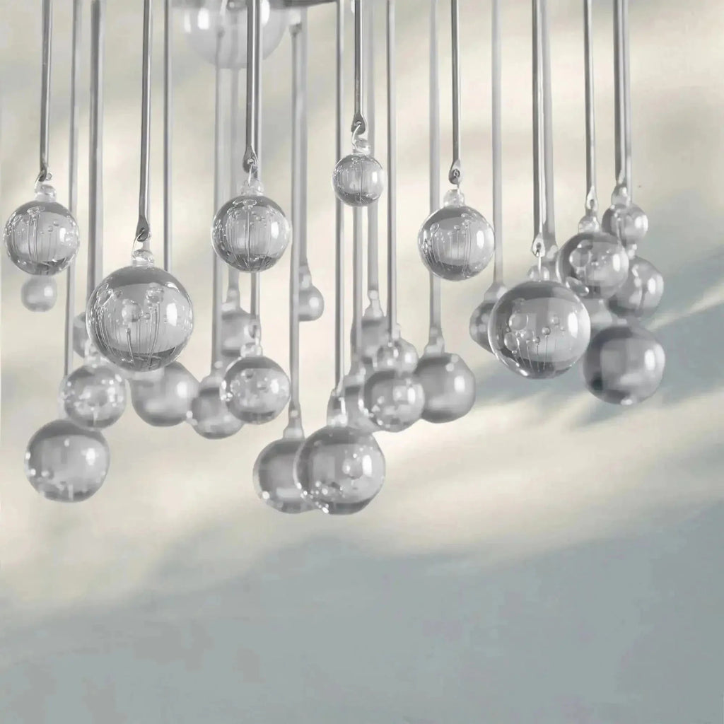 Aubrey Modern Crystal Ball Pendant Lamp - fovolighting