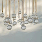 Aubrey Modern Crystal Ball Pendant Lamp - fovolighting