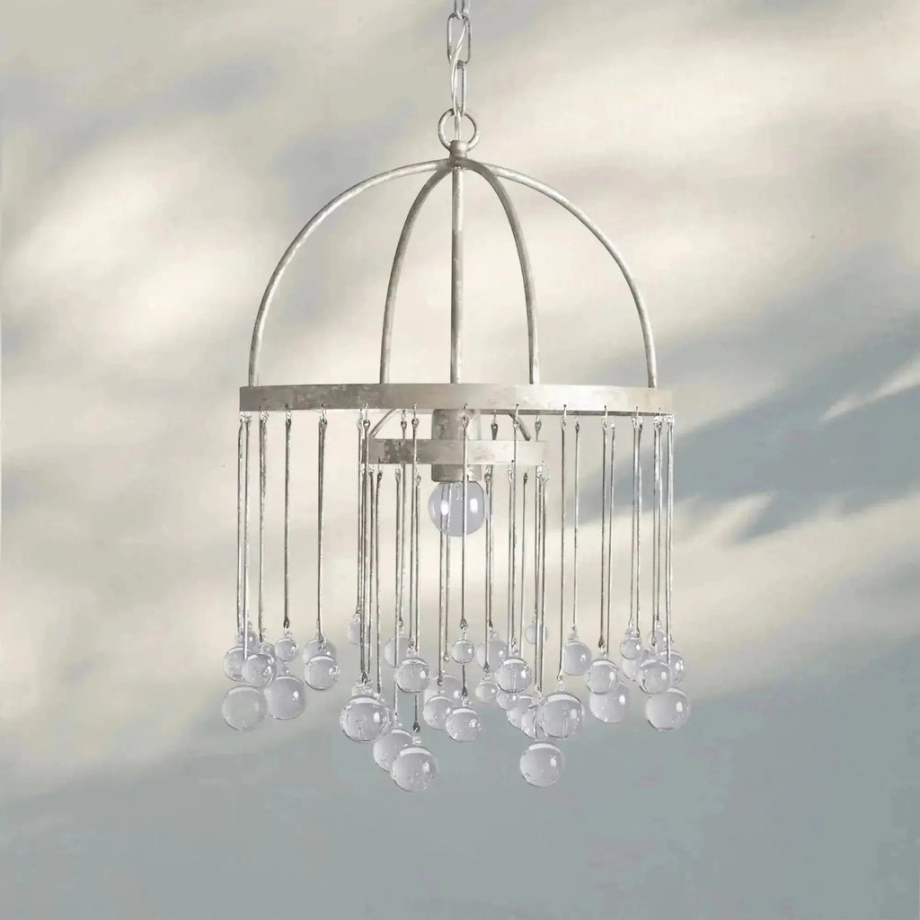 Aubrey Modern Crystal Ball Pendant Lamp - fovolighting