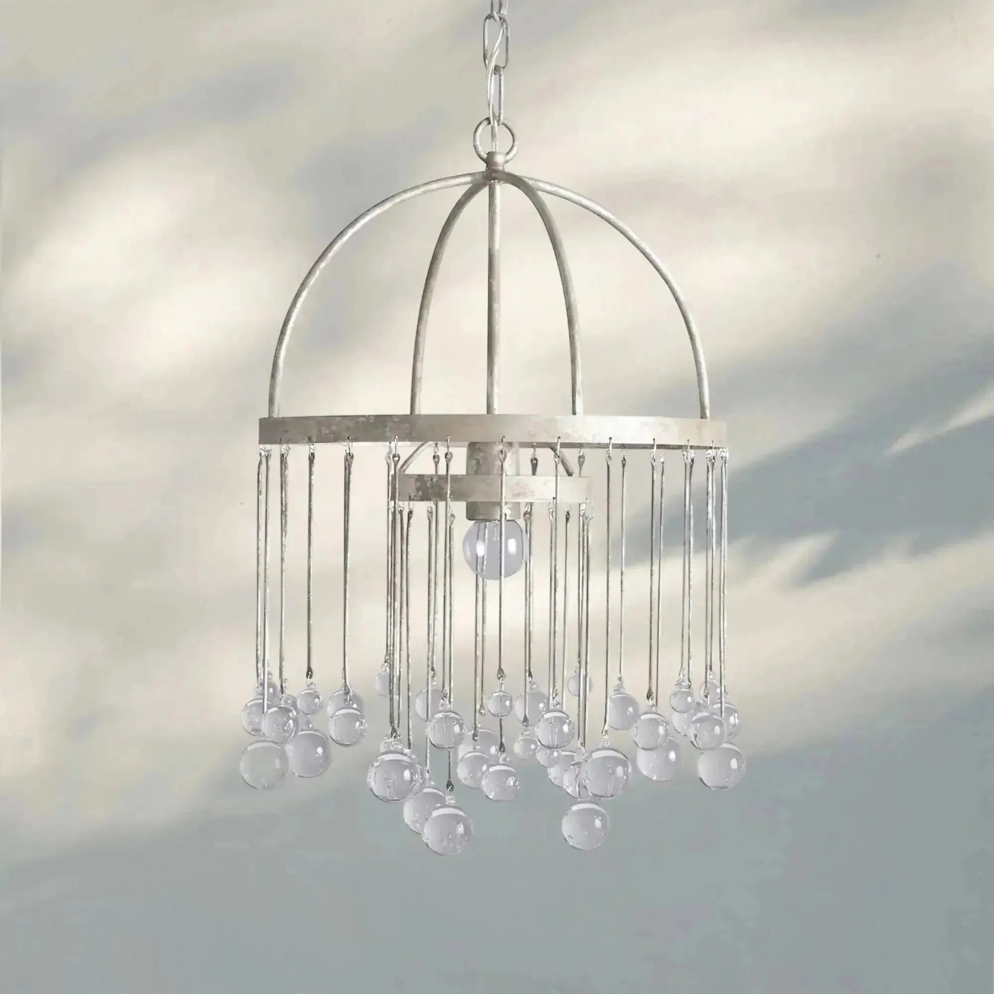 Aubrey Modern Crystal Ball Pendant Lamp - fovolighting