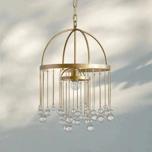 Aubrey Modern Crystal Ball Pendant Lamp - fovolighting