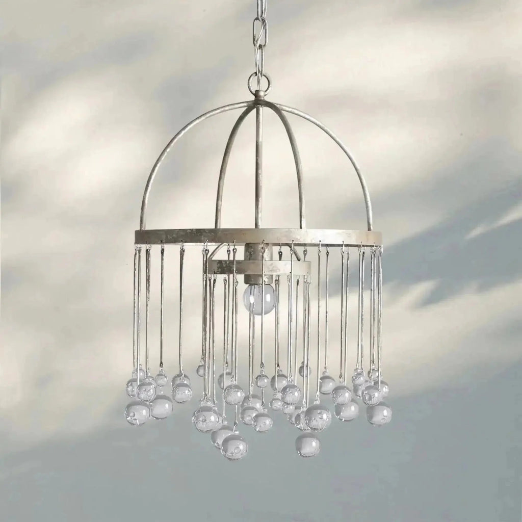 Aubrey Modern Crystal Ball Pendant Lamp - fovolighting