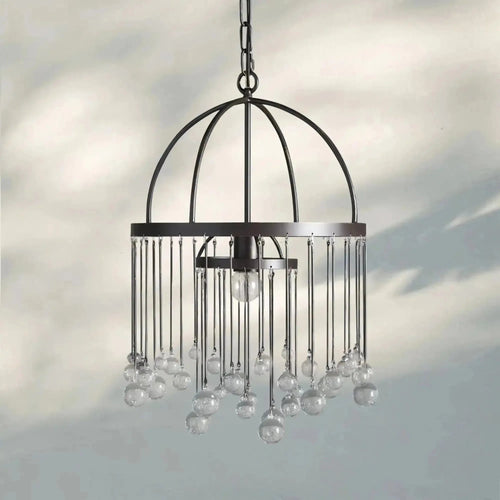 Aubrey Modern Crystal Ball Pendant Lamp - fovolighting