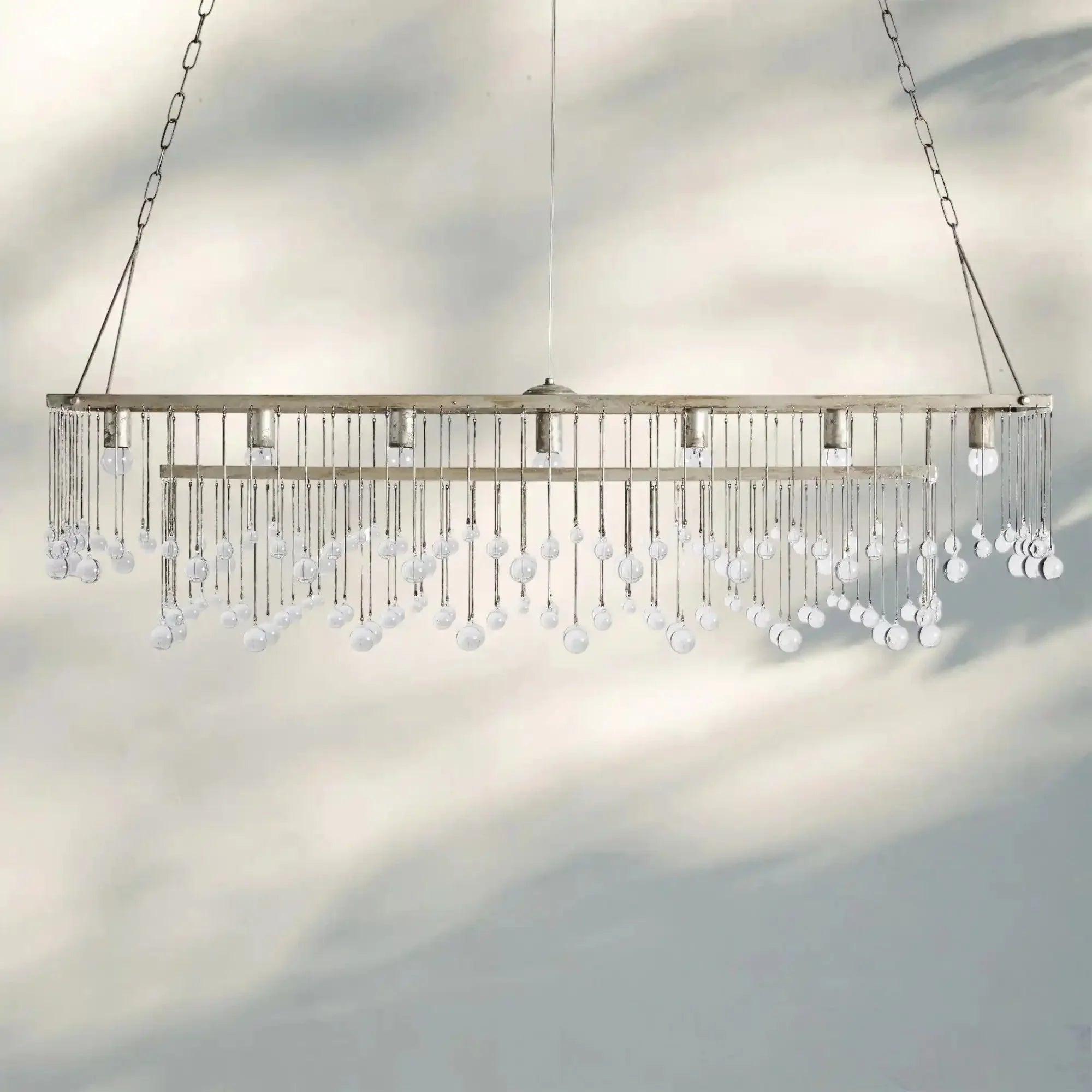 Aubrey Rectangular Chandelier 47''60'' - fovolighting