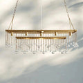 Aubrey Rectangular Chandelier 47''60'' - fovolighting