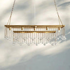 Aubrey Rectangular Chandelier 47''60'' - fovolighting