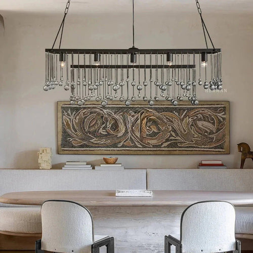 Aubrey Rectangular Chandelier 47''60'' - fovolighting