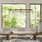 Aubrey Rectangular Chandelier 47''60'' - fovolighting