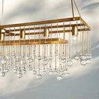 Aubrey Rectangular Chandelier 47''60'' - fovolighting