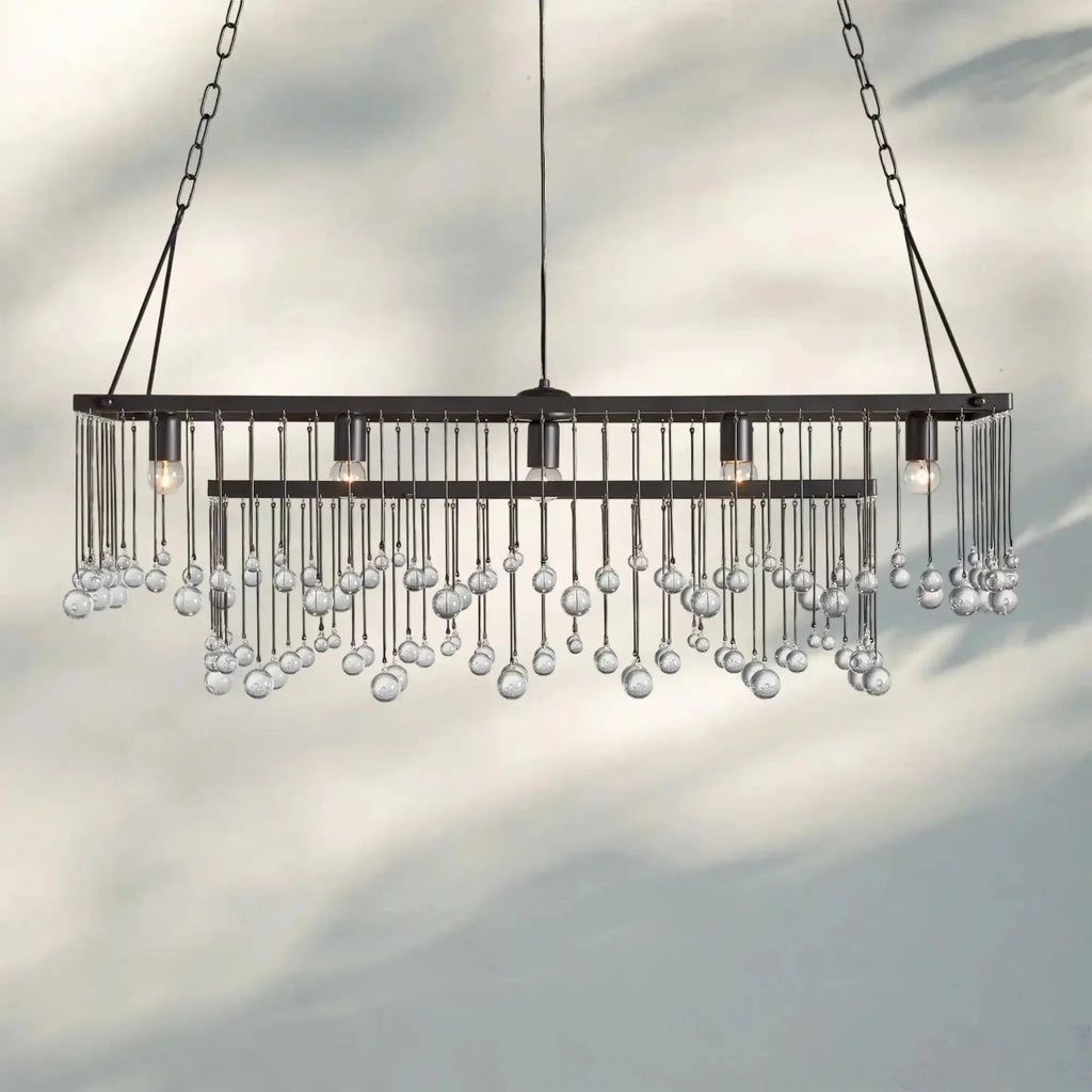 Aubrey Rectangular Chandelier 47''60'' - fovolighting