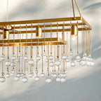 Aubrey Rectangular Chandelier 47''60'' - fovolighting