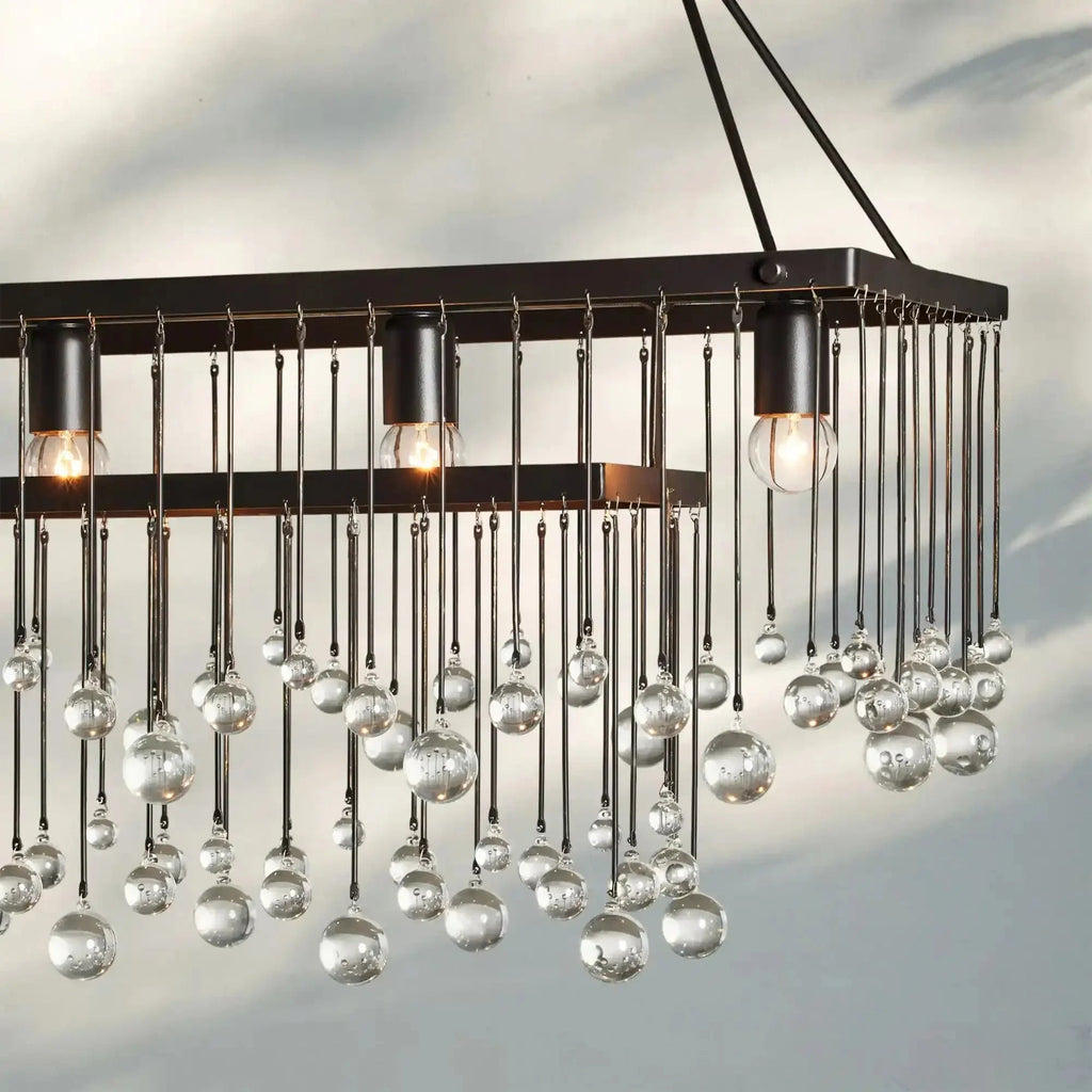 Aubrey Rectangular Chandelier 47''60'' - fovolighting