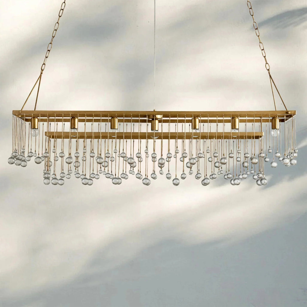 Aubrey Rectangular Chandelier 47''60'' - fovolighting