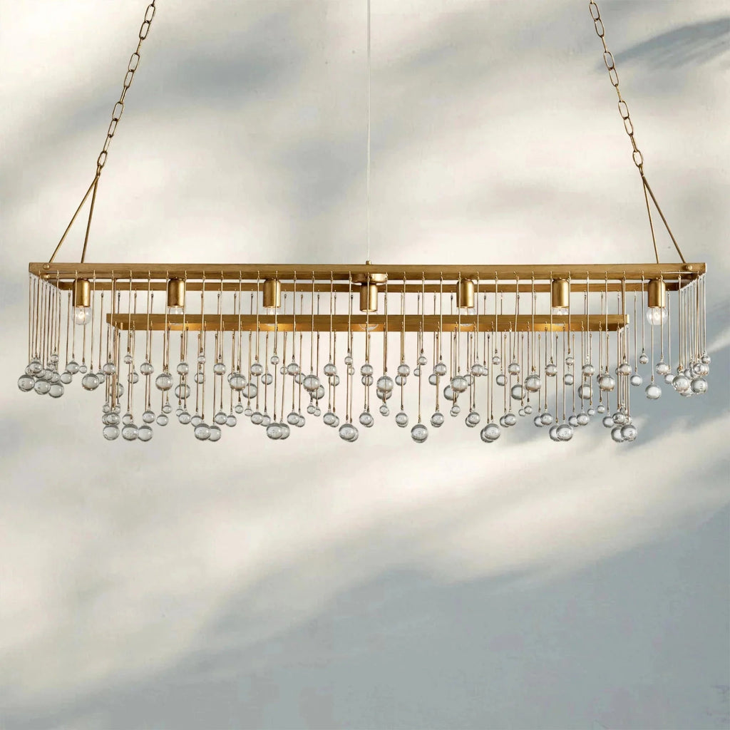 Aubrey Rectangular Chandelier 47''60'' - fovolighting