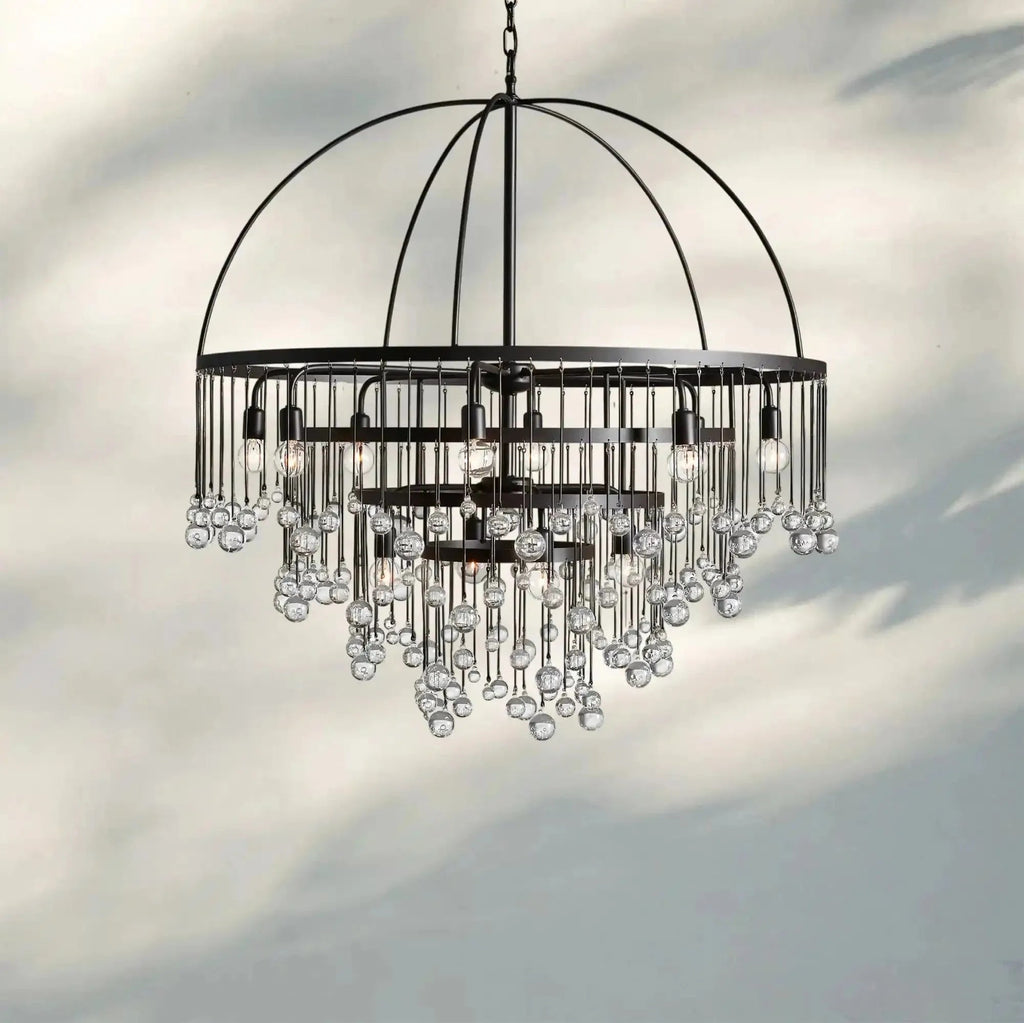 Aubrey Round Chandelier - fovolighting