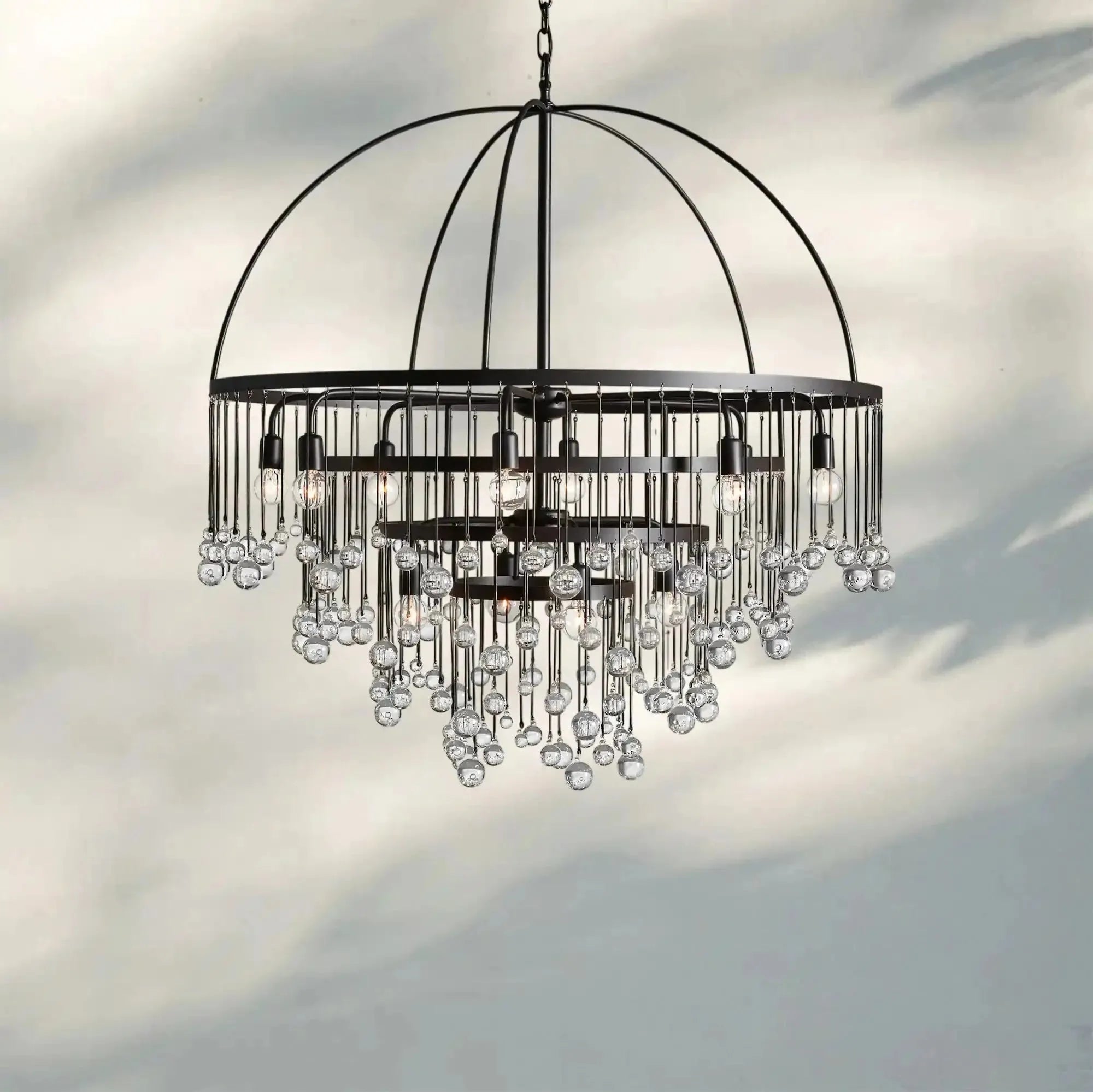 Aubrey Round Chandelier - fovolighting