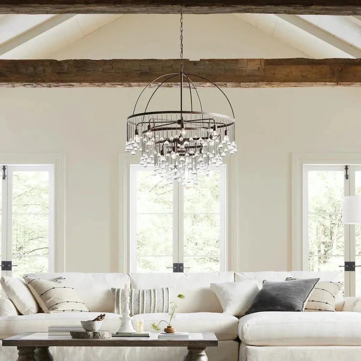 Aubrey Round Chandelier - fovolighting