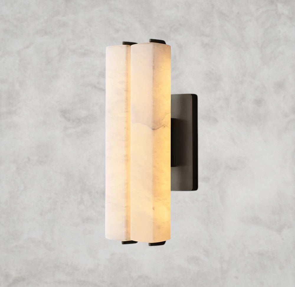 Audaben Alabaster Double Sconce - fovolighting