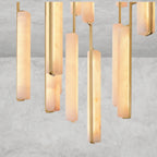 Audaben Alabaster Round Chandelier 24", 40", 56" - fovolighting