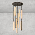 Audaben Alabaster Round Chandelier 24", 40", 56" - fovolighting