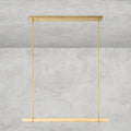 Audaben Alabaster Single Bar Linear Chandelier - fovolighting