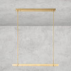 Audaben Alabaster Single Bar Linear Chandelier - fovolighting