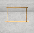 Audaben Alabaster Single Bar Linear Chandelier - fovolighting