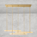 Audaben Alabaster Triple Bar Linear Chandelier - fovolighting