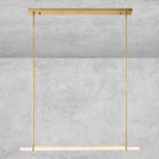 Audaben Crystal Linear Single Bar Chandelier - fovolighting