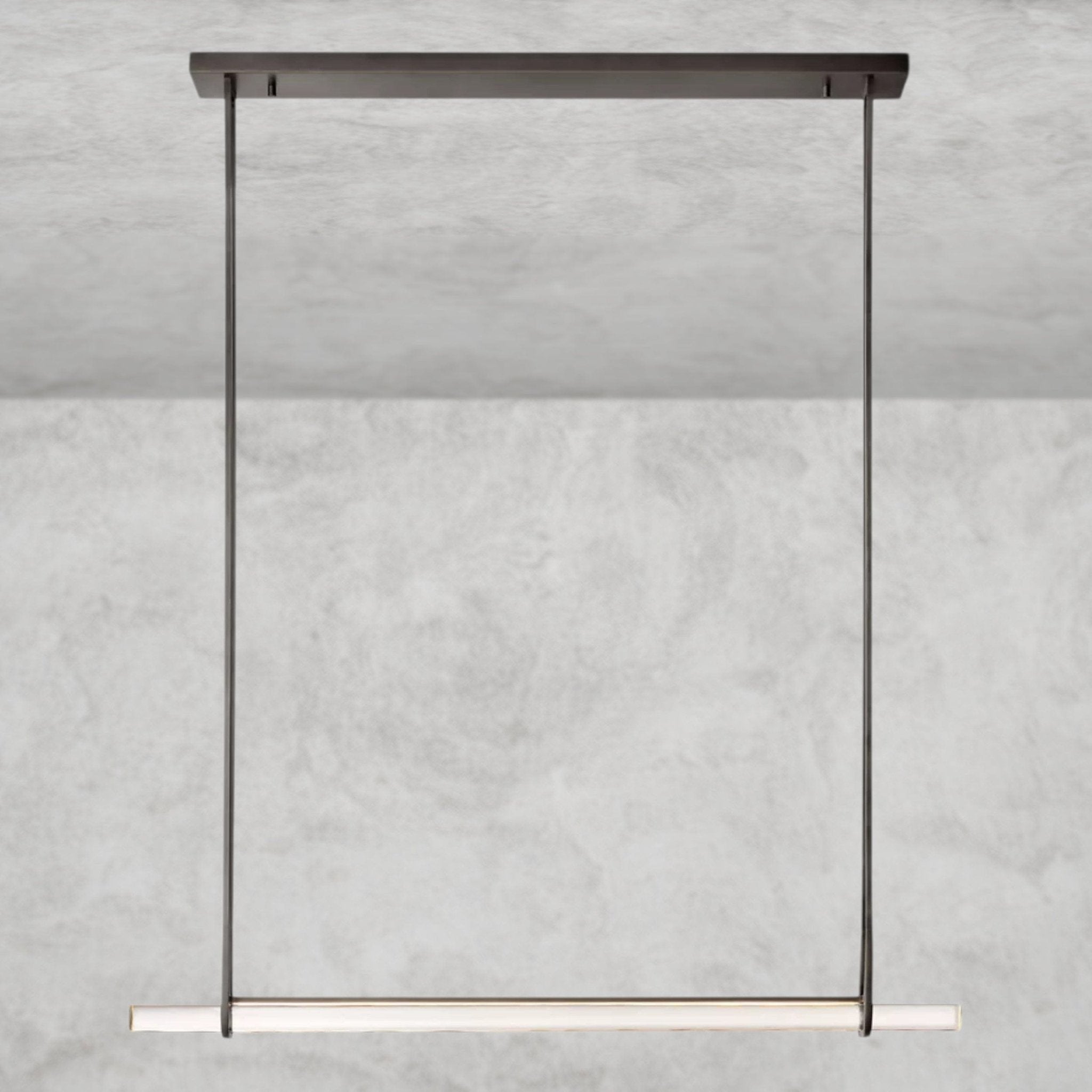 Audaben Crystal Linear Single Bar Chandelier - fovolighting