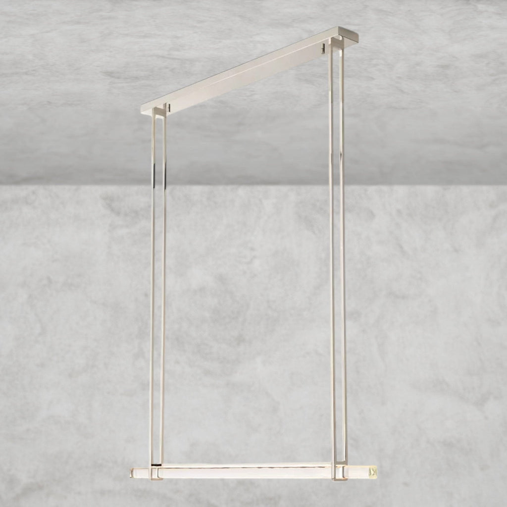 Audaben Crystal Linear Single Bar Chandelier - fovolighting