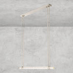 Audaben Crystal Linear Single Bar Chandelier - fovolighting