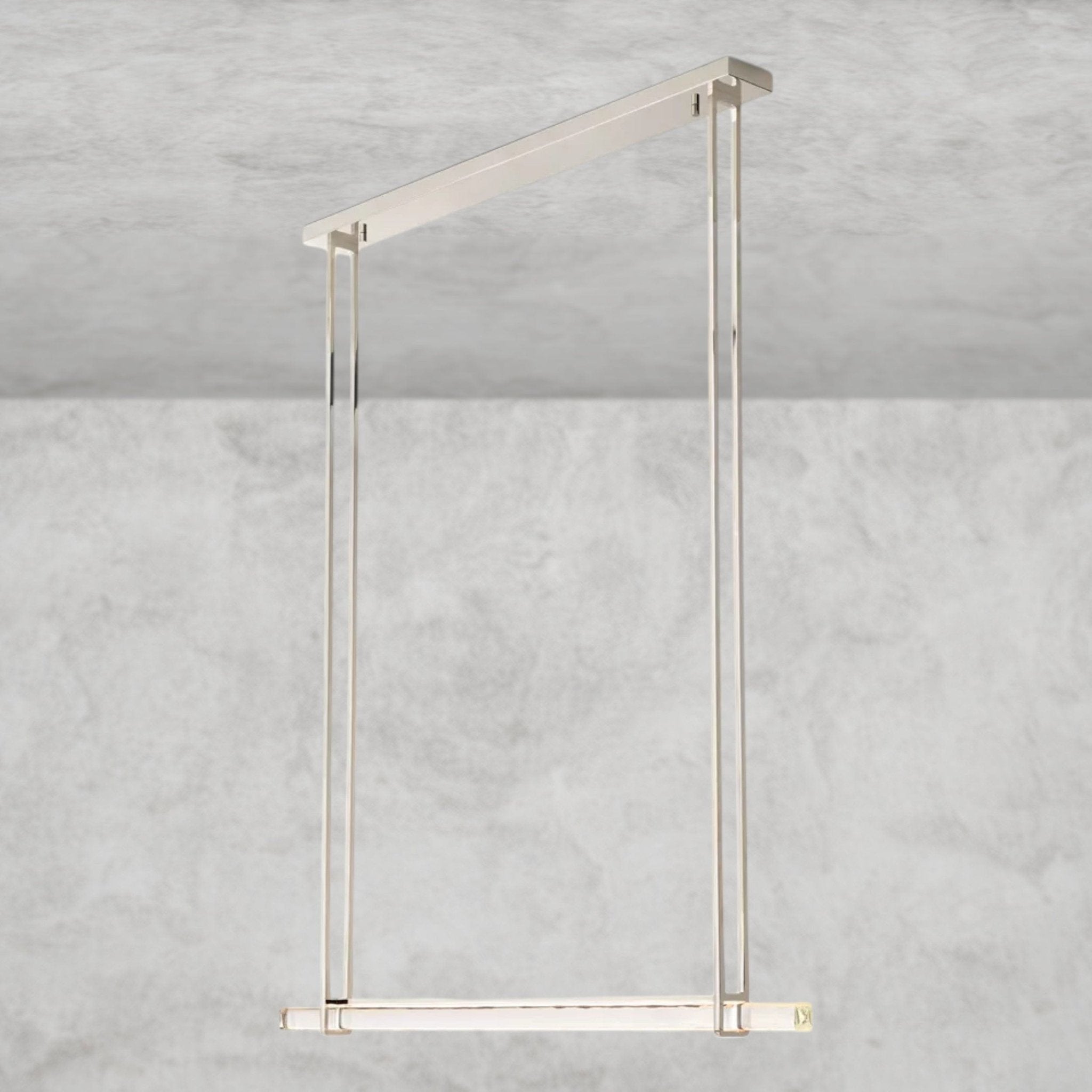 Audaben Crystal Linear Single Bar Chandelier - fovolighting