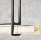 Audaben Crystal Linear Single Bar Chandelier - fovolighting