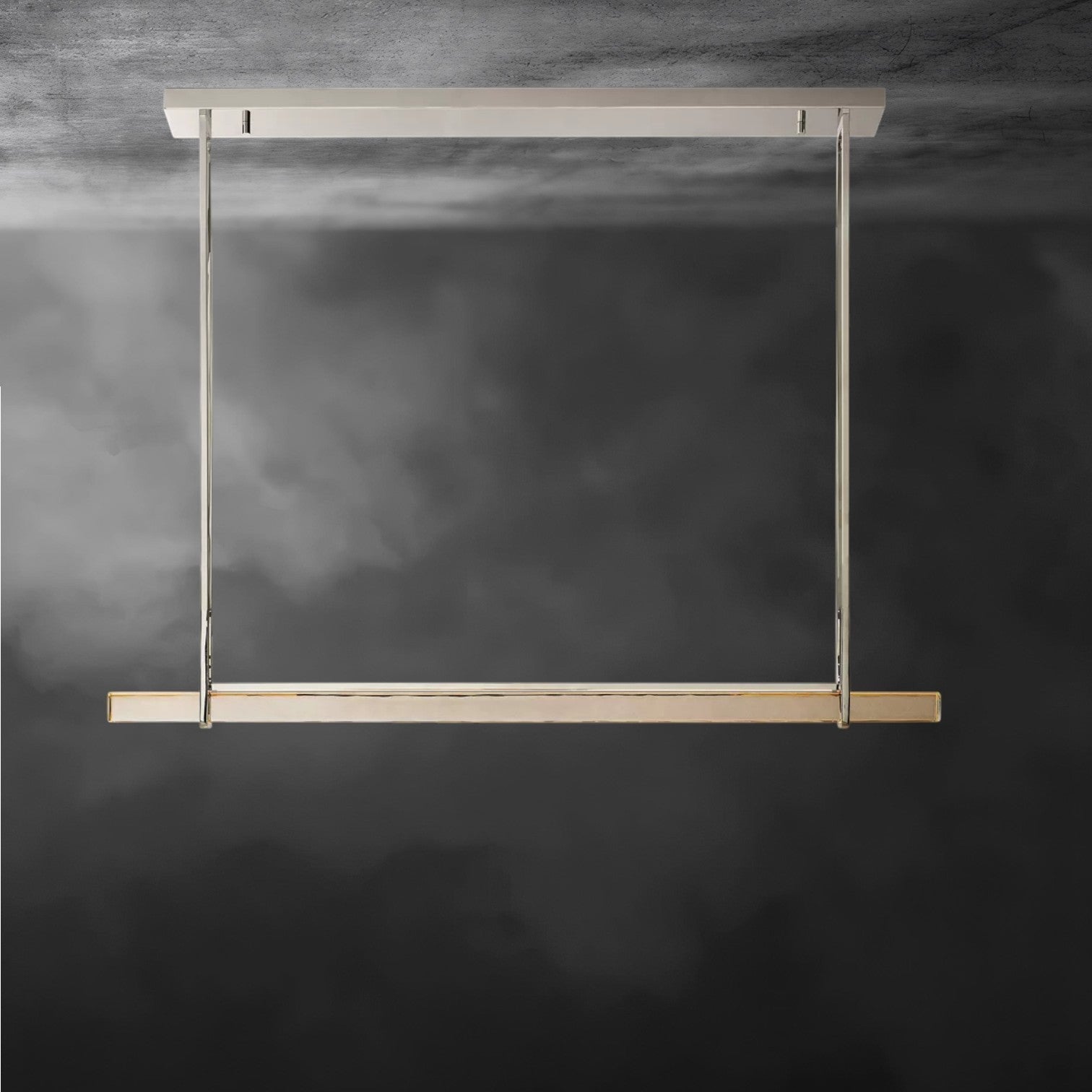 Audaben Crystal Linear Single Bar Chandelier - fovolighting
