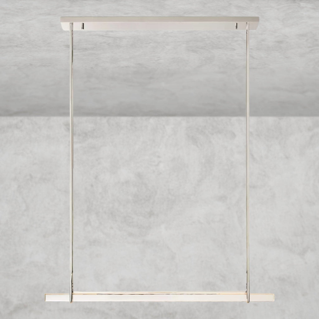Audaben Crystal Linear Single Bar Chandelier - fovolighting