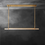 Audaben Crystal Linear Single Bar Chandelier - fovolighting