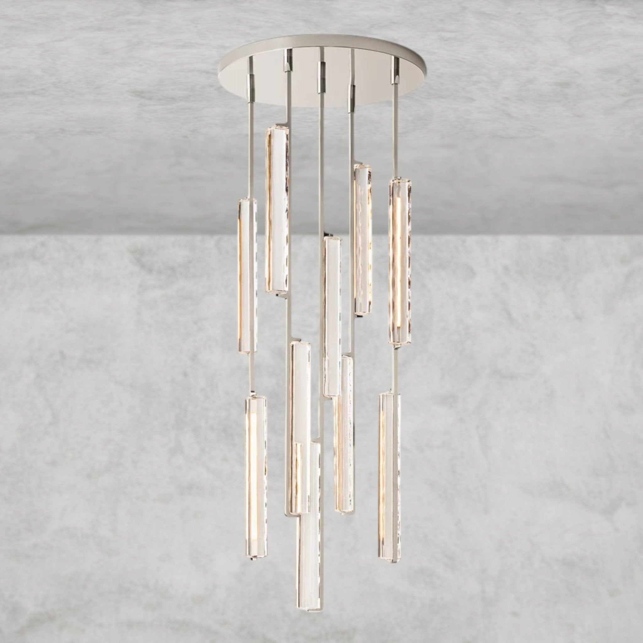 Audaben Crystal Round Chandelier 24", 40", 56" - fovolighting