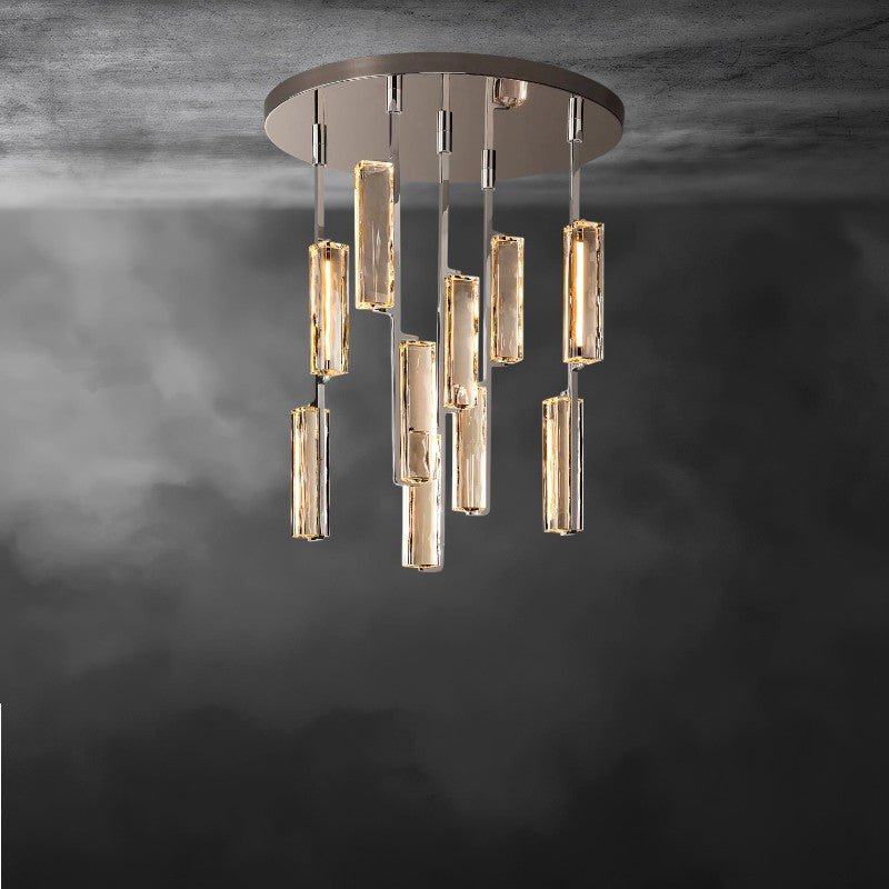 Audaben Crystal Round Chandelier 24", 40", 56" - fovolighting