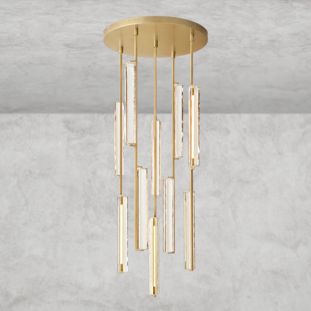 Audaben Crystal Round Chandelier 24", 40", 56" - fovolighting
