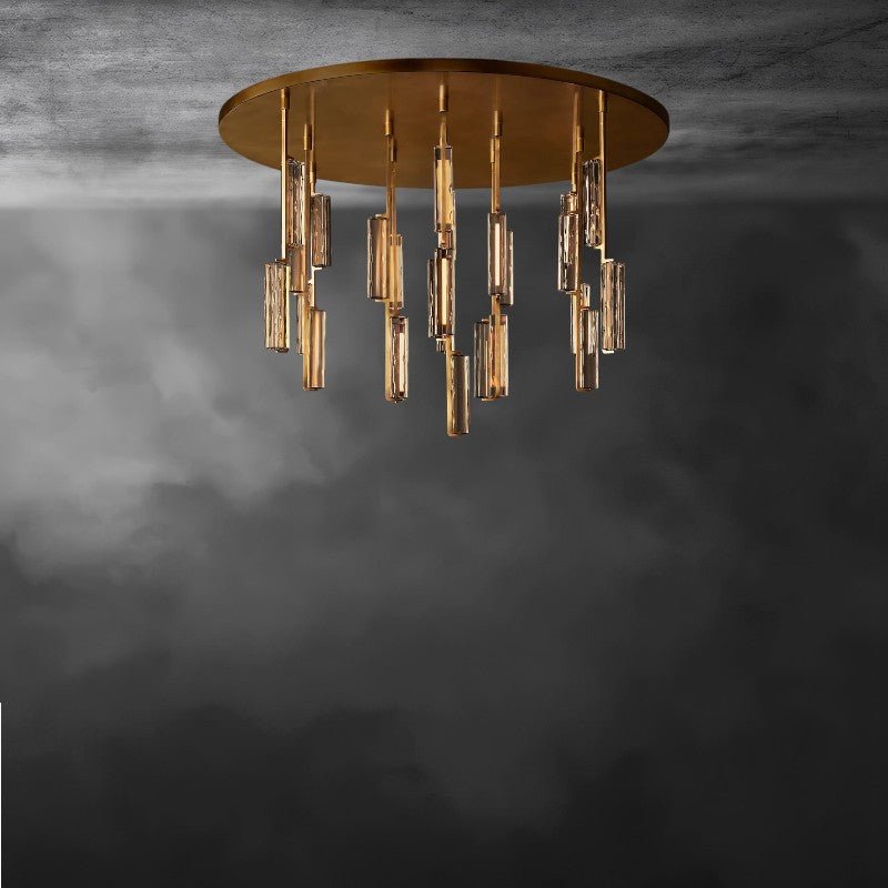 Audaben Crystal Round Chandelier 24", 40", 56" - fovolighting