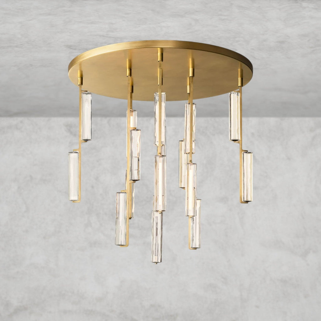 Audaben Crystal Round Chandelier 24", 40", 56" - fovolighting
