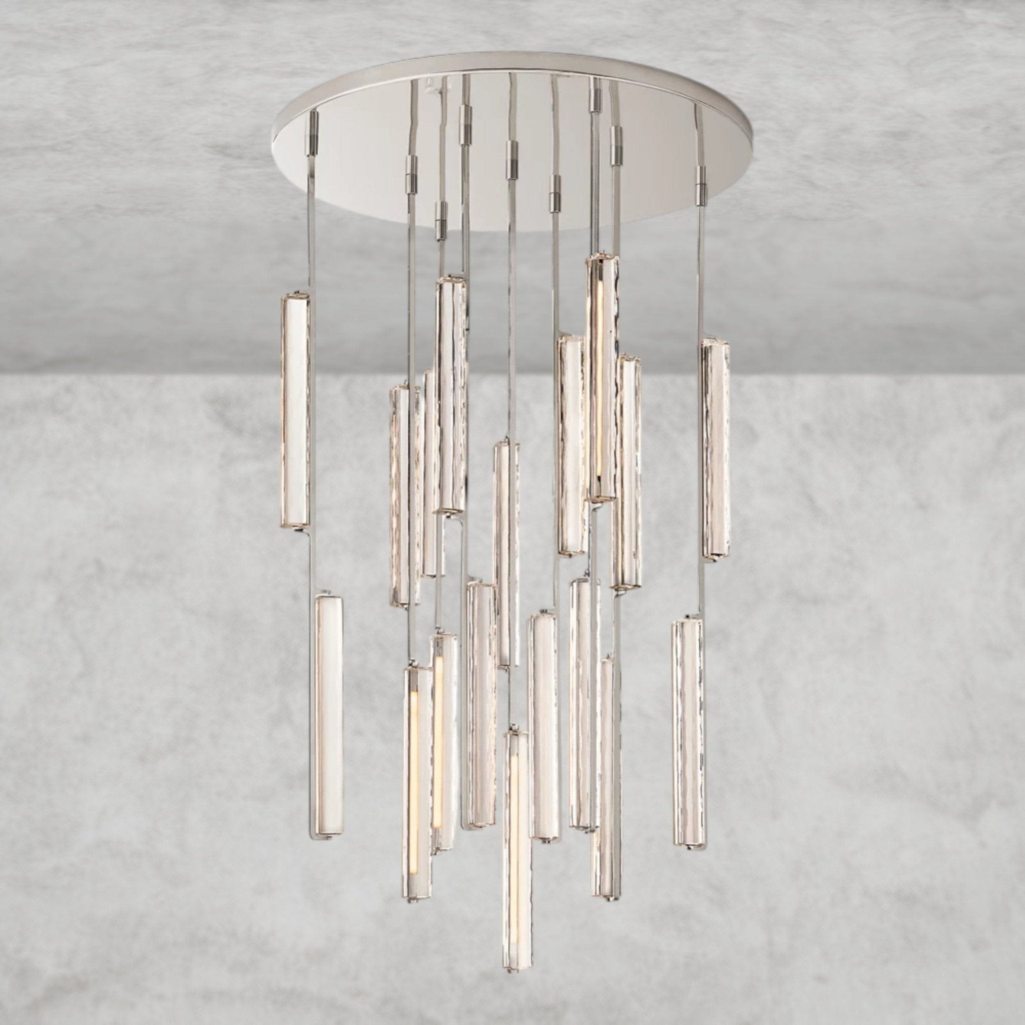 Audaben Crystal Round Chandelier 24", 40", 56" - fovolighting