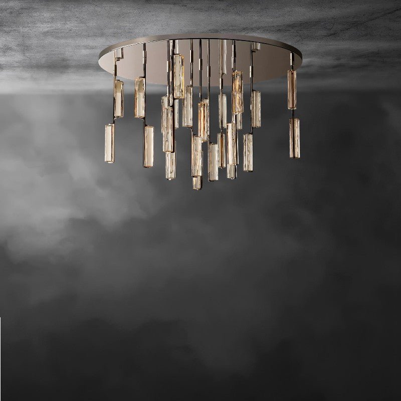 Audaben Crystal Round Chandelier 24", 40", 56" - fovolighting