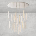 Audaben Crystal Round Chandelier 24", 40", 56" - fovolighting
