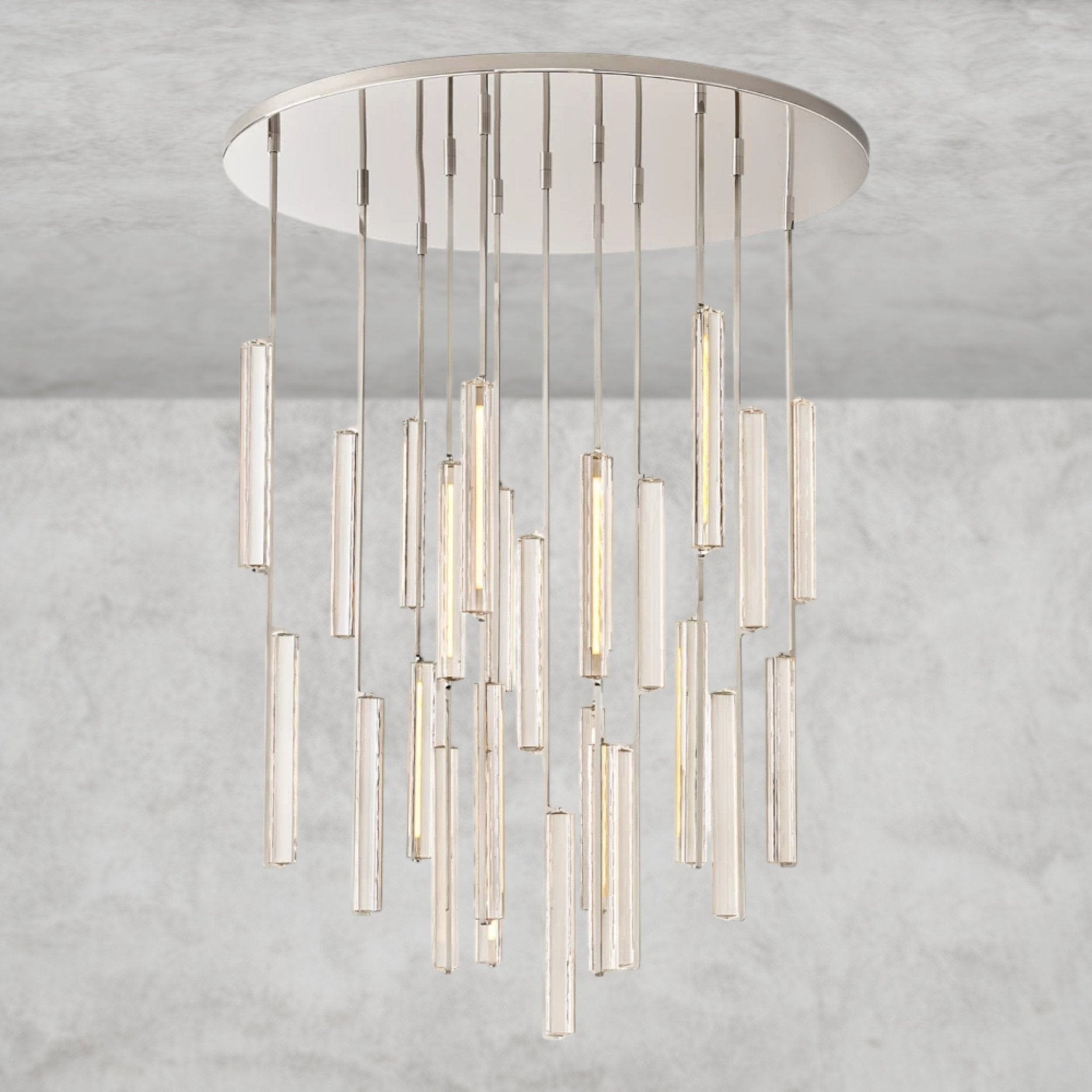 Audaben Crystal Round Chandelier 24", 40", 56" - fovolighting