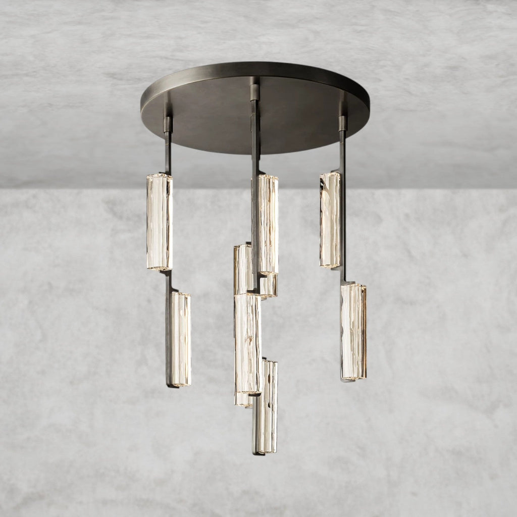 Audaben Crystal Round Chandelier 24", 40", 56" - fovolighting