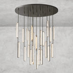 Audaben Crystal Round Chandelier 24", 40", 56" - fovolighting