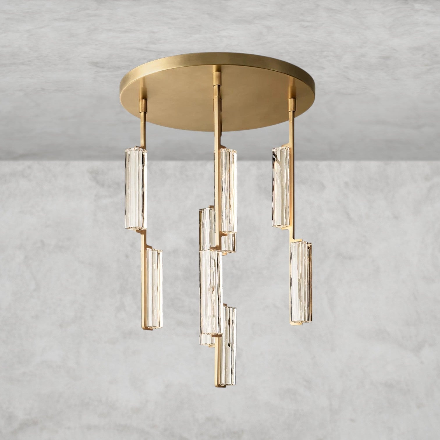 Audaben Crystal Round Chandelier 24", 40", 56" - fovolighting